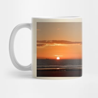 December sunrise over the North Sea Mug